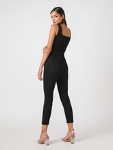 Gold button detail jumpsuit with pockets